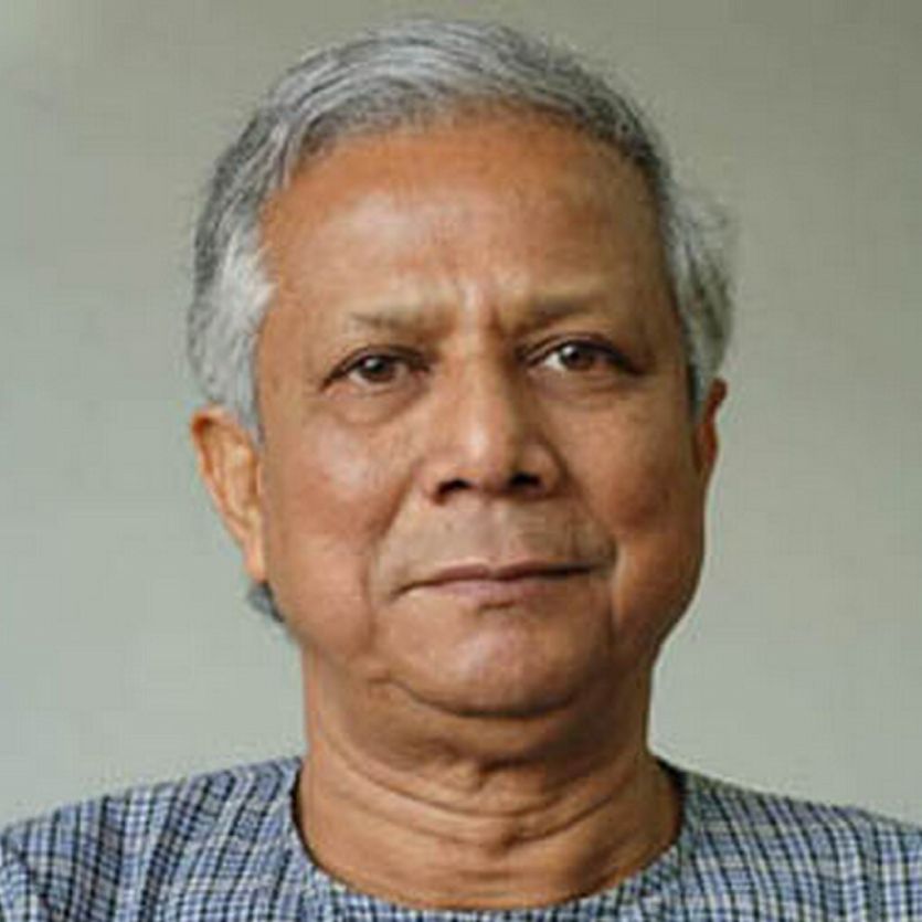 Description: Dr. Muhammad Yunus, Nobel peace prize, 2006 Source: Tanveer Islam, personal Collection Author: Muhammad Yunus