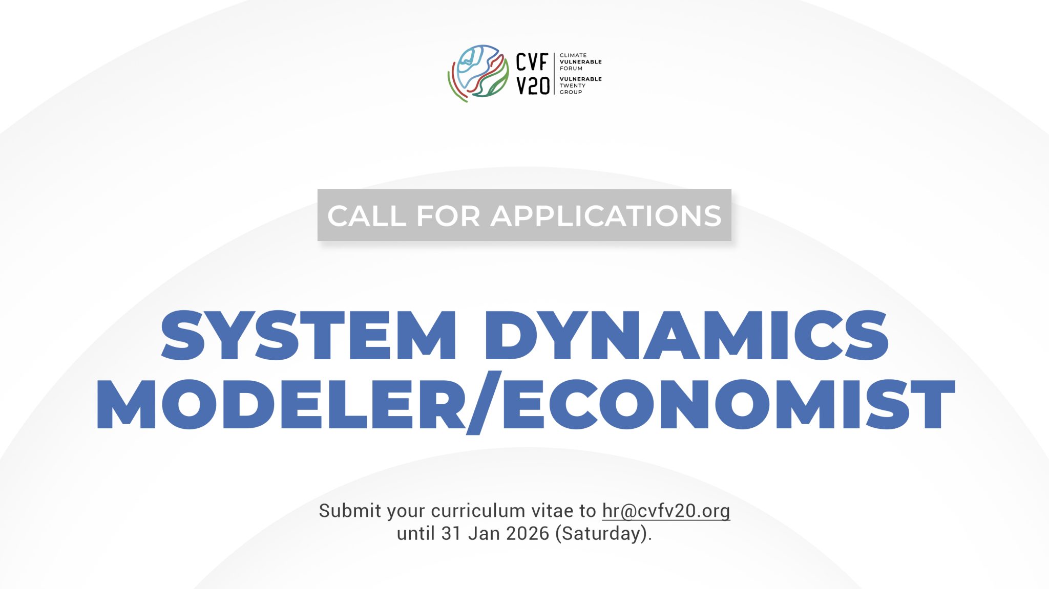 System Dynamics Modeler / Economist - CVFV20.Org